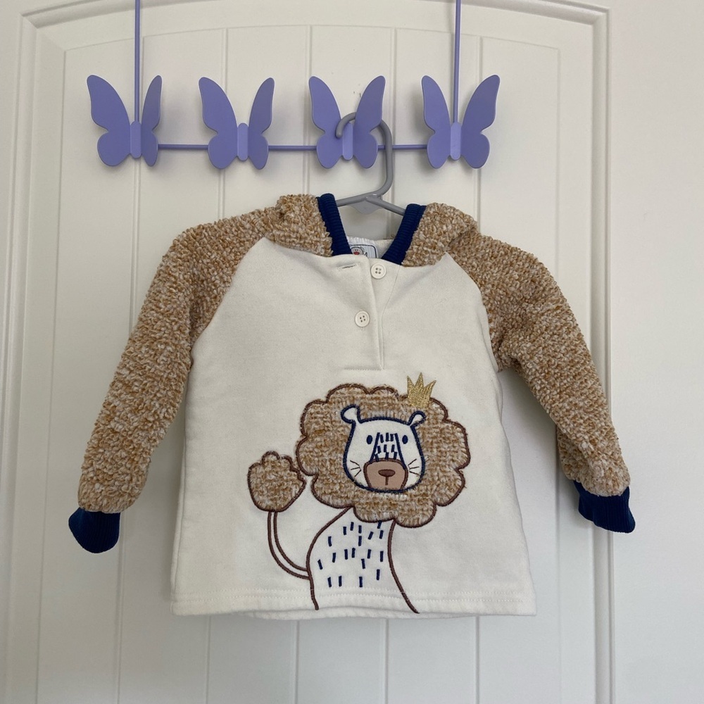 EUC | Quacker Jack boy’s lion jacket — 12‎ months